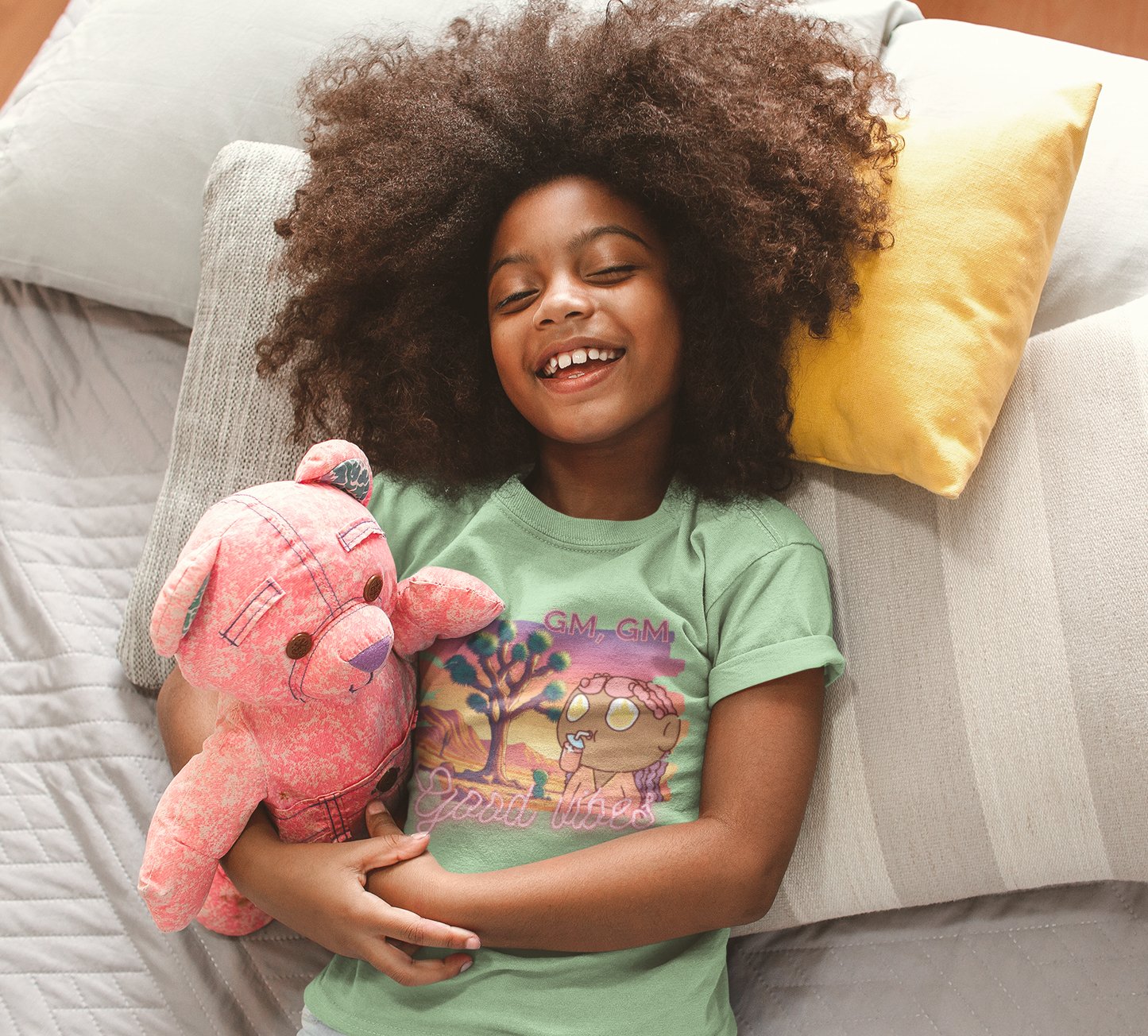 "Good Vibes"- Premium Kids Unisex AR Tee - Hype3Wear