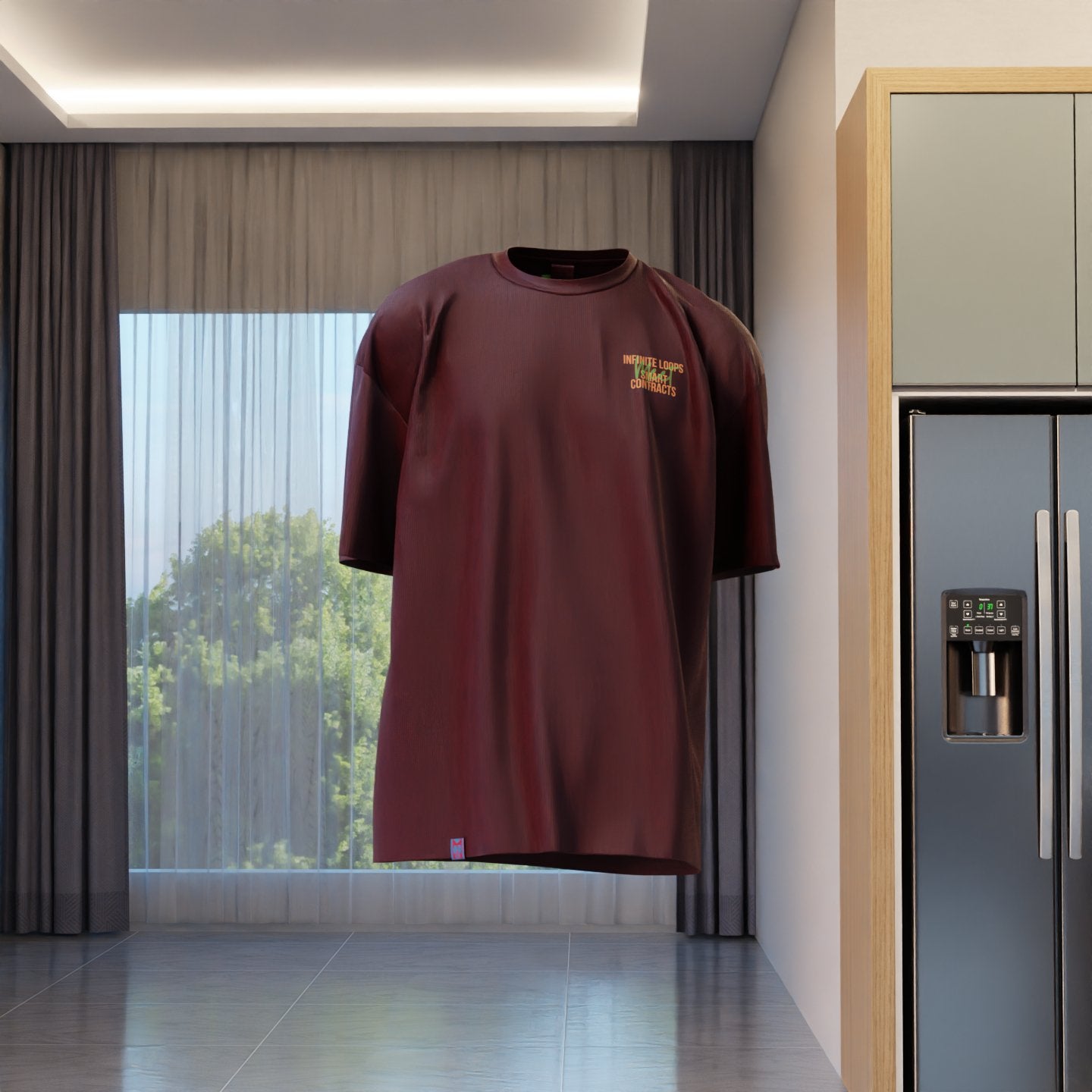 "Infinite Loops meet Smart Contracts" - Premium VR Tee - Hype3Wear