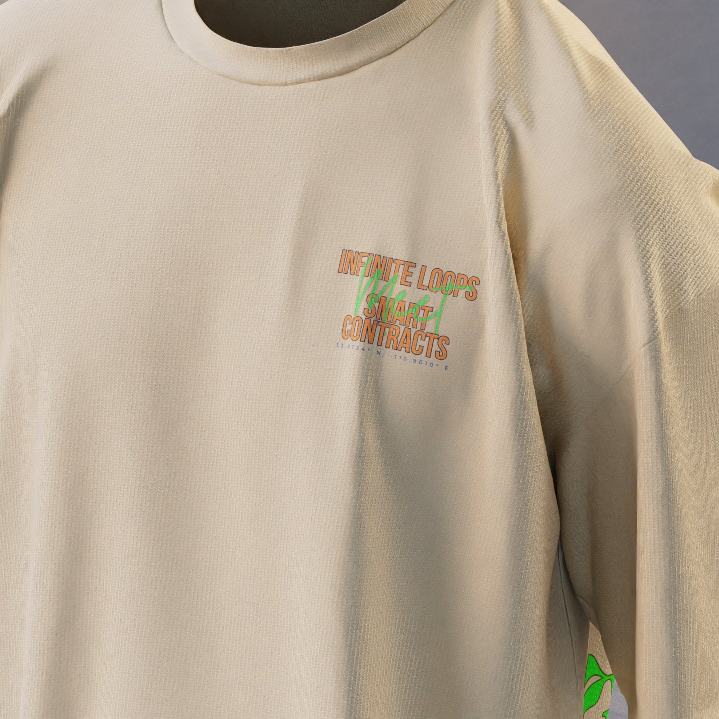 "Infinite Loops meet Smart Contracts" - Premium VR Tee - Hype3Wear