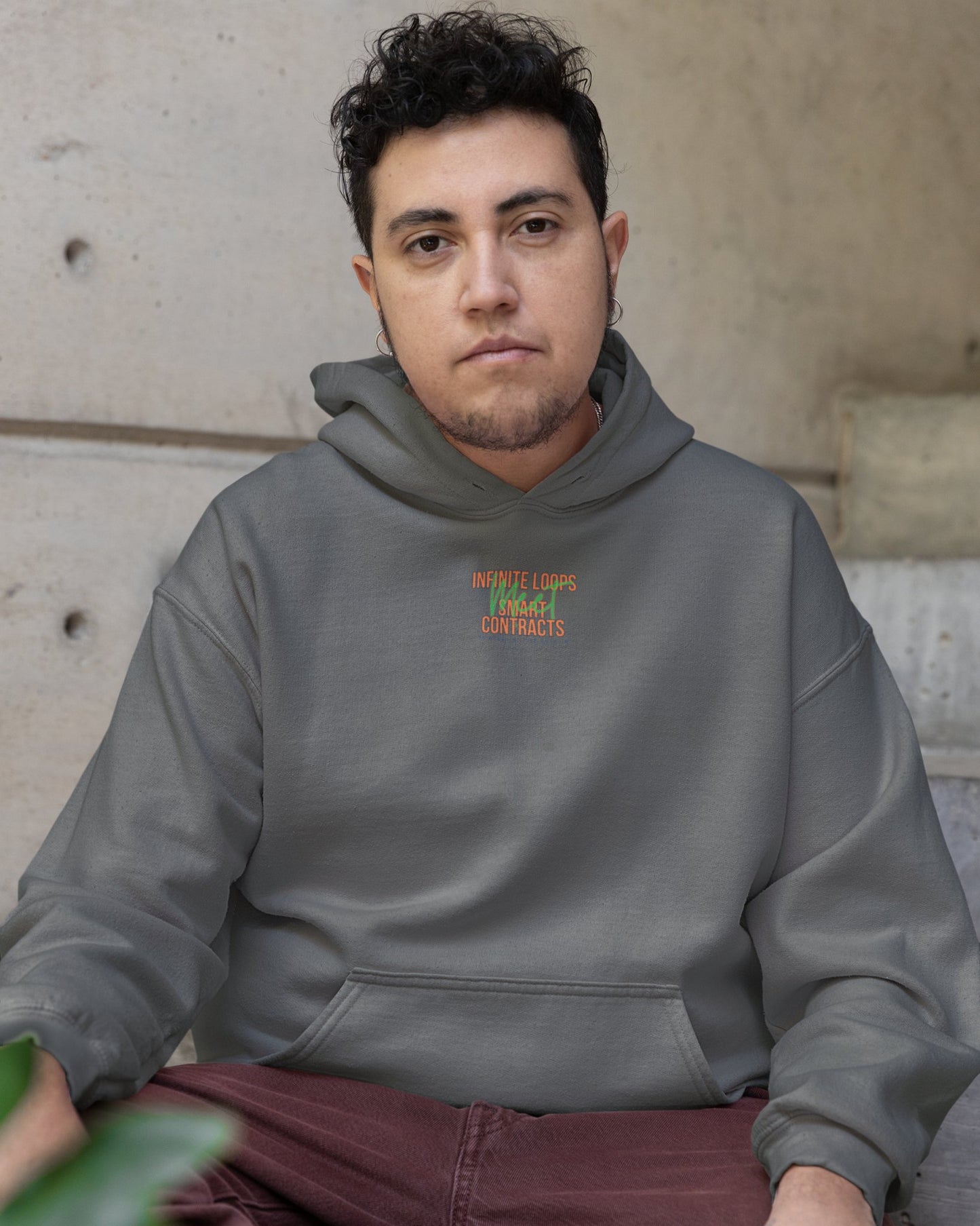 "Infinite Loops Meet Smart Contracts" VR Hoodie - Hype3Wear