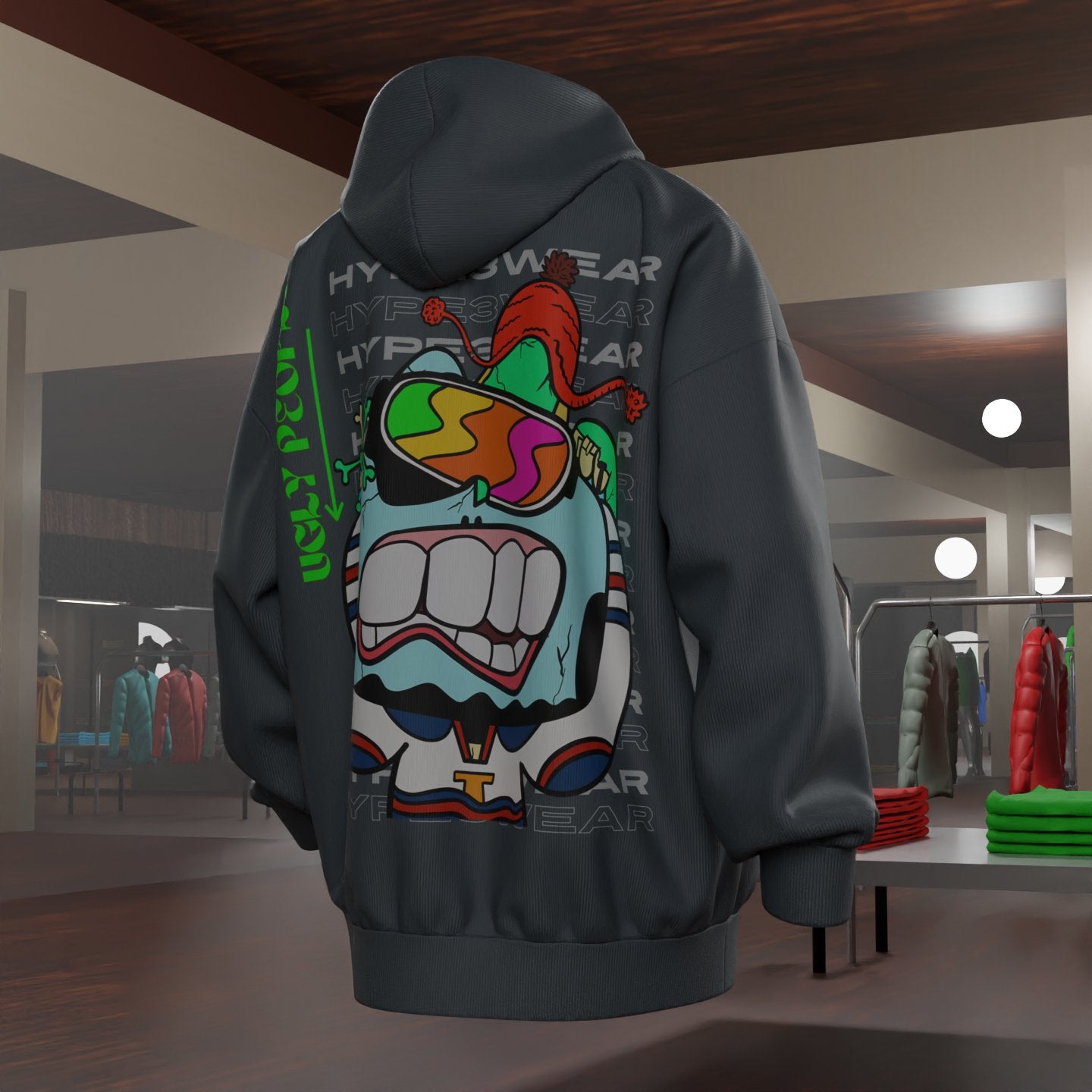 "Infinite Loops Meet Smart Contracts" VR Hoodie - Hype3Wear