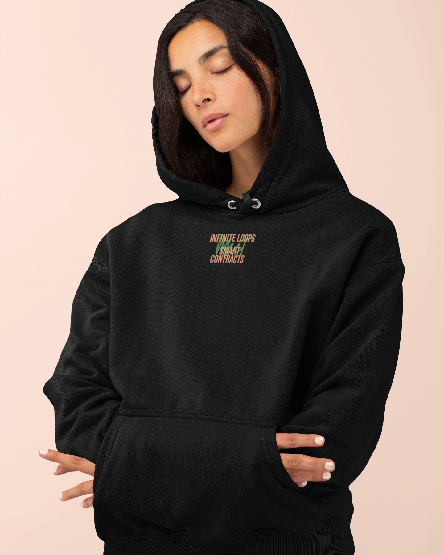 "Infinite Loops Meet Smart Contracts" VR Hoodie - Hype3Wear