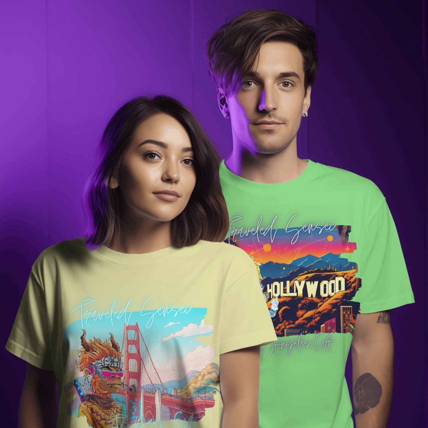 Traveled Sensei - "Los Angeles" Premium Tee - Hype3Wear