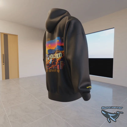 Traveled Sensei - "Los Angeles" AR Hoodie