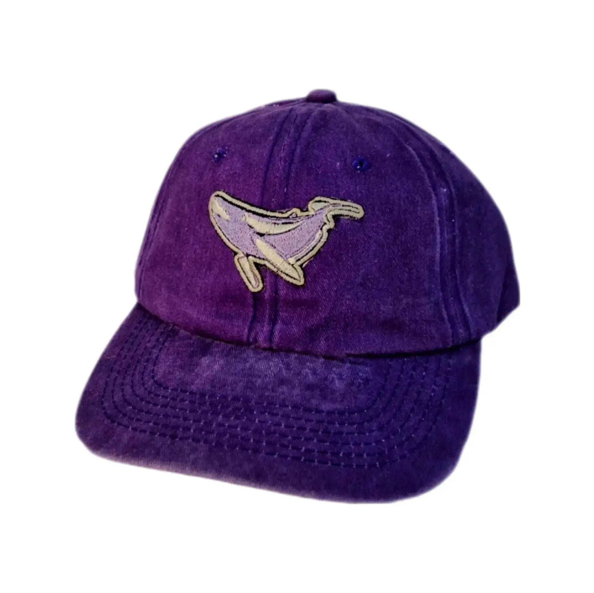 "Purple Rain Hype Whale" Retro Washed Hat - Hype3Wear